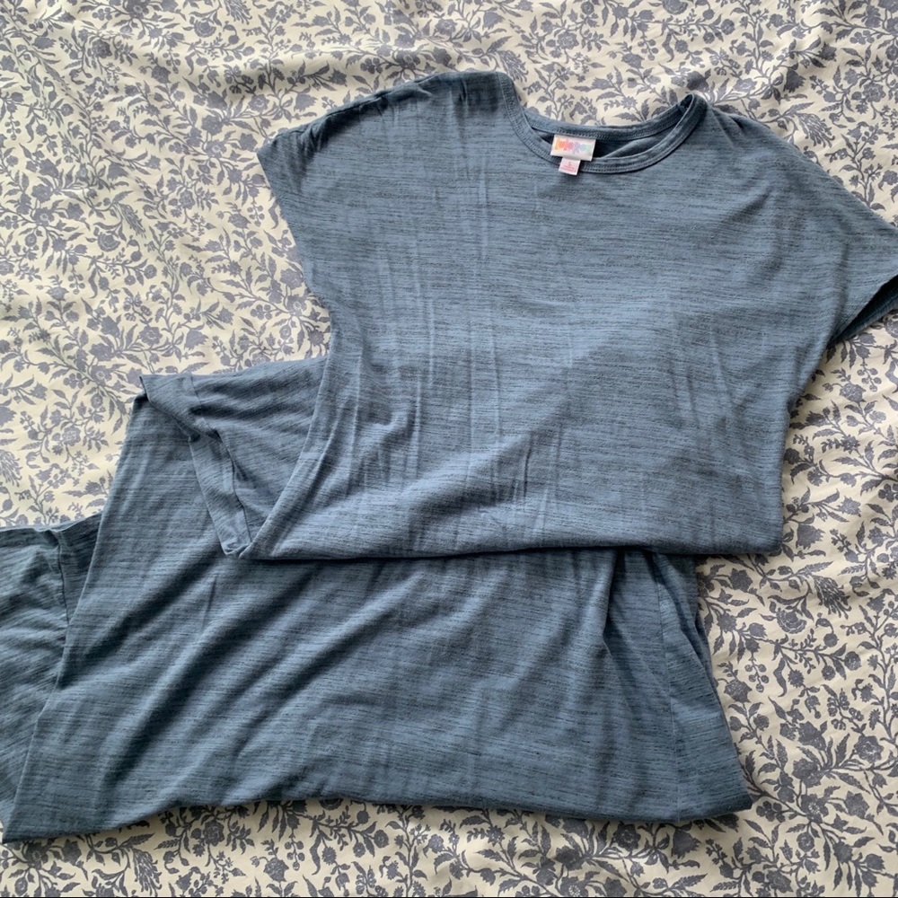 Slate Blue LuLaRoe Maria dress